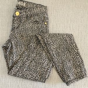 Leopard Print Jeans